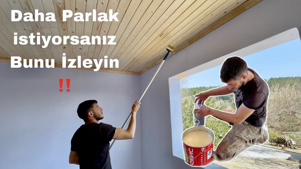Daha Parlak Ahşap Lambiri İçin Vernik Uygulamasını Böyle Yapın !!!