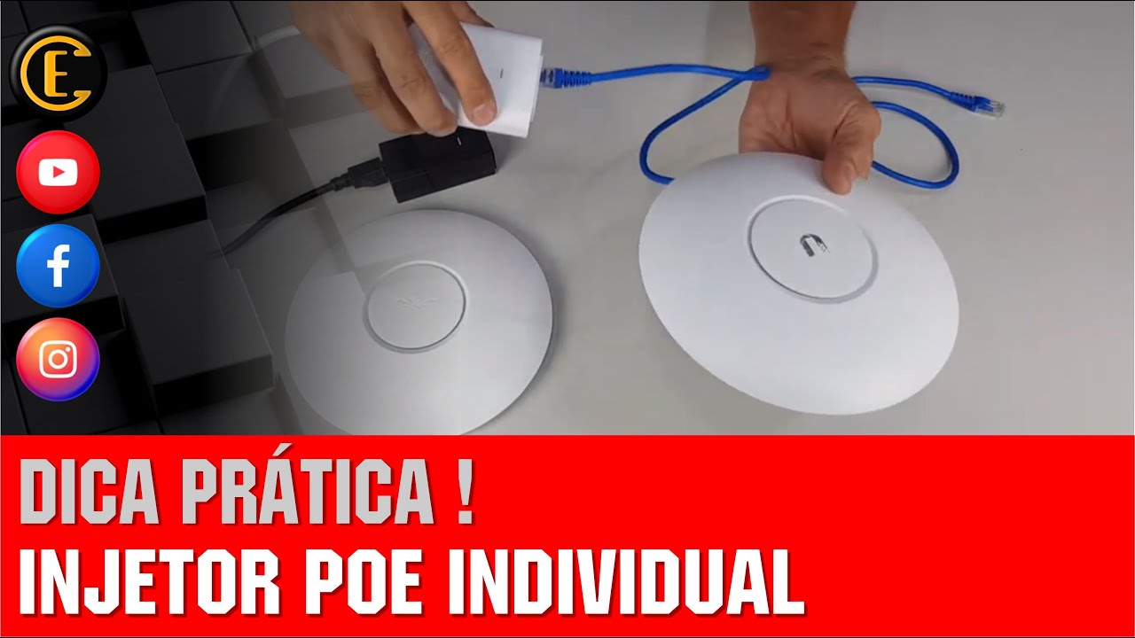 COMO FUNCIONA O INJETOR PoE INDIVIDUAL - POWER OVER ETHERNET.