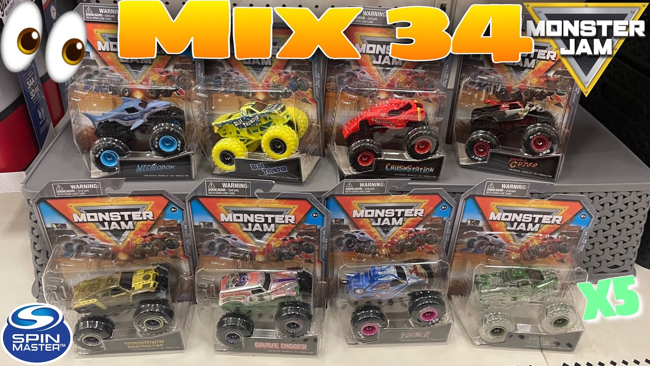 FINDING Spin Master Monster Jam Series 34 At TARGET! 5 SOLDIER FORTUNE CHASES FOUND!Instore MADNESS