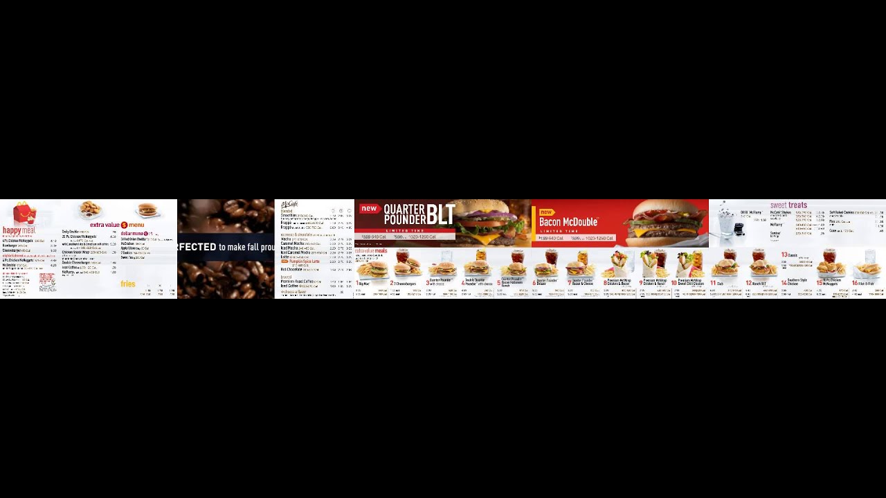McDonald's Digital Menu Board {before}