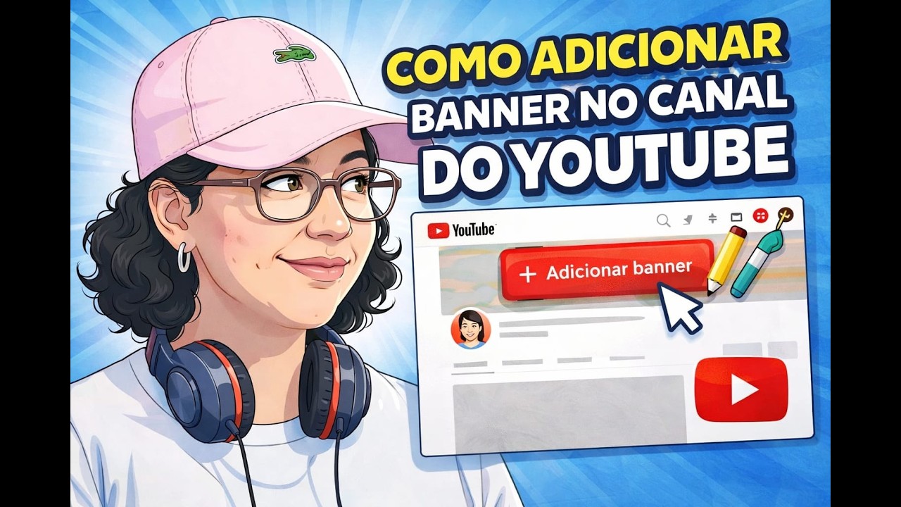 COMO ADICIONAR UM BANNER EM SEU CANAL DO YOUTUBE PELO COMPUTADOR PC!!!!