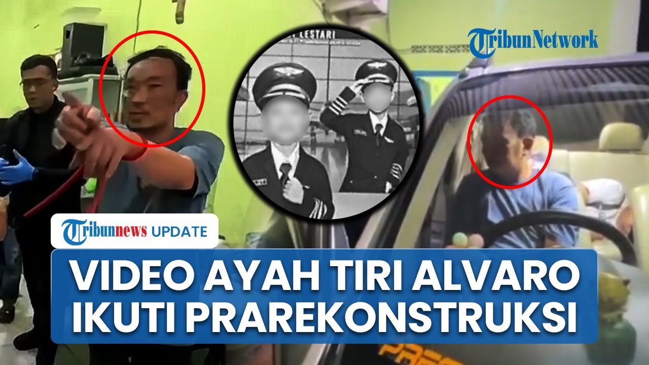 Penampakan Terakhir Ayah Tiri Alvaro saat Jalani Prarekonstruksi, Tunjukkan saat Membunuh Korban