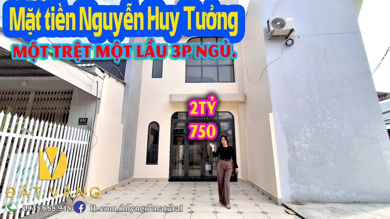 Mặt tiền đường Nguyễn Huy Tưởng p Rạch Giá. Một trệt một lầu 3p ngủ đầy đủ công năng. 