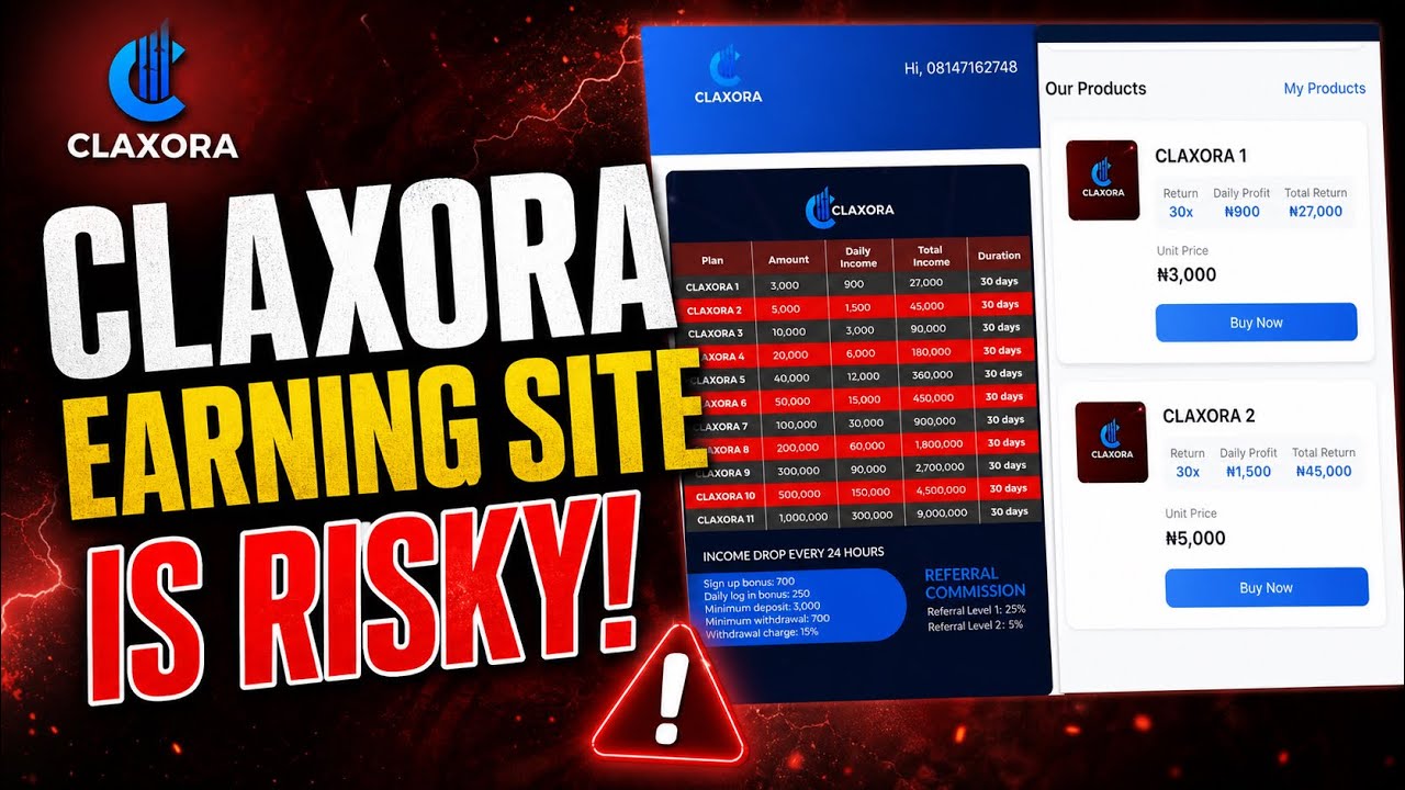 Claxora Earning: Legit? &mdash; Risks Associated With Participation 