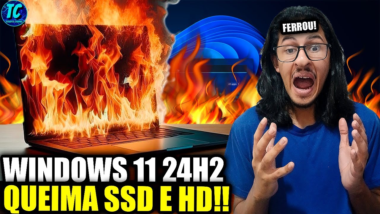 🔥ALERTA!! WINDOWS 11 24H2 ESTÁ DESTRUINDO SSD E HD!! VEJA COMO SE LIVRAR DISSO!!!🔥