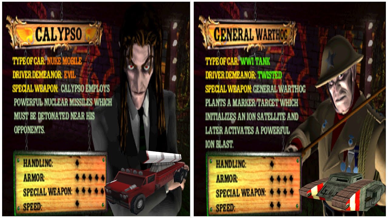 [Duckstation] Twisted Metal 4 (Calypso & Warthog 1P Tournament Playthroughs)