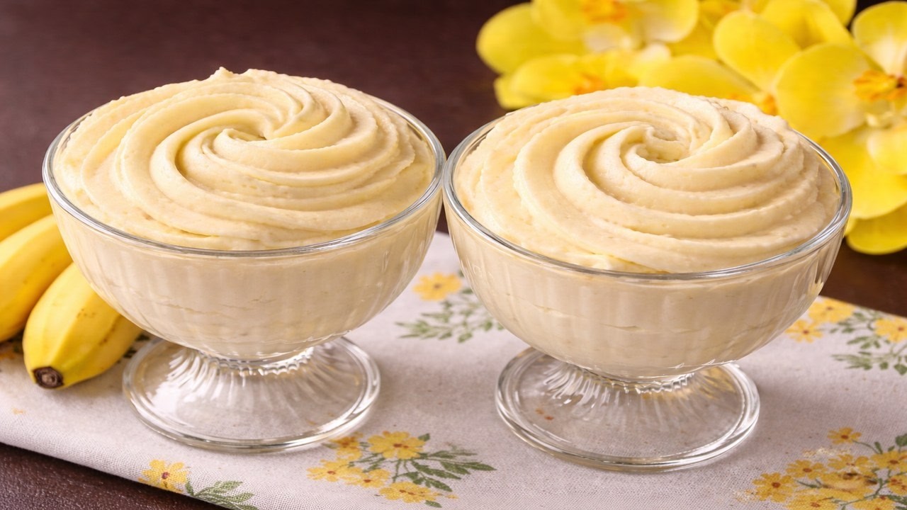 🍍🍌 Ananas und Banane pürieren! Italienisches Dessert in 5 Minuten! Ohne Backen, ohne Gelatine!