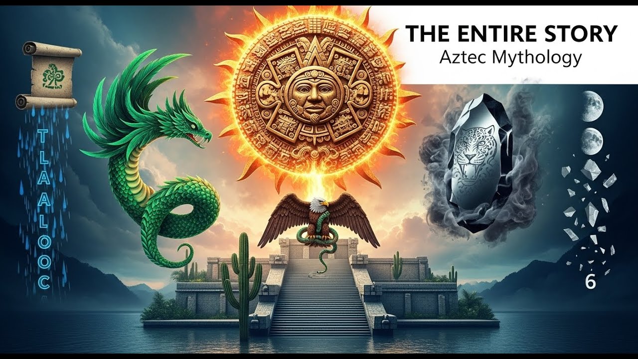 The ENTIRE Story of Aztec Mythology | Boring Myths For Sleep