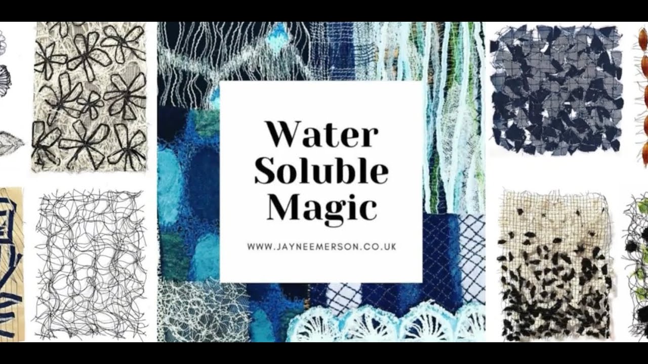 Water Soluble Magic Trailer an online course by Jayne Emerson