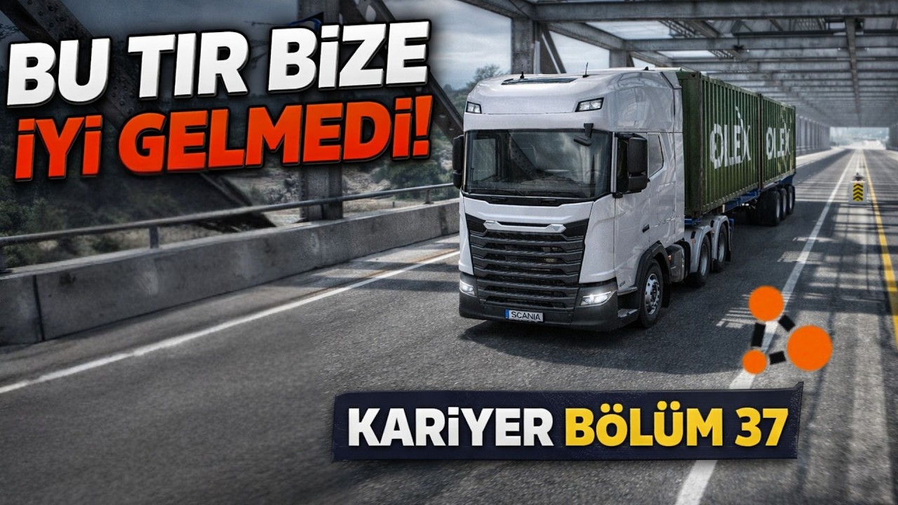 BU TIR BİZE İYİ GELMEDİ // Beamng driver kariyer // Bölüm 37