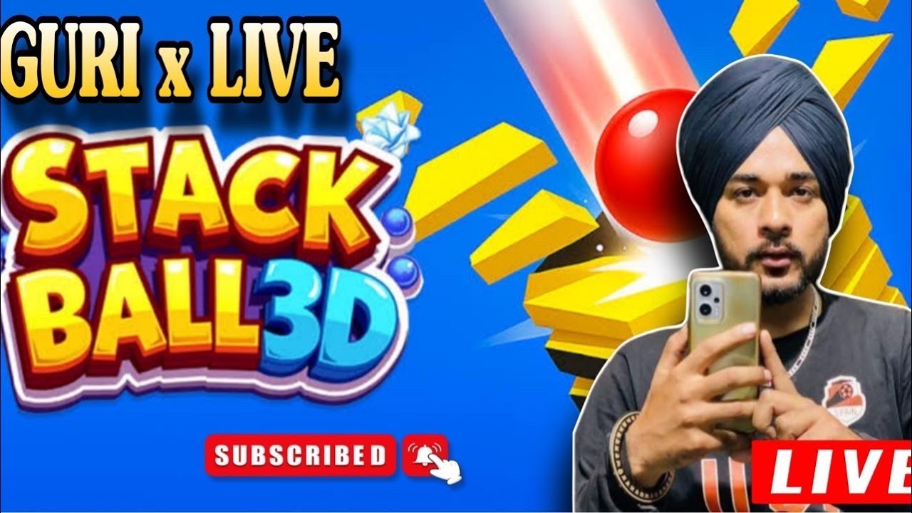 Stack Ball 3d Live 🎮🎯 #live #shorts #stackball