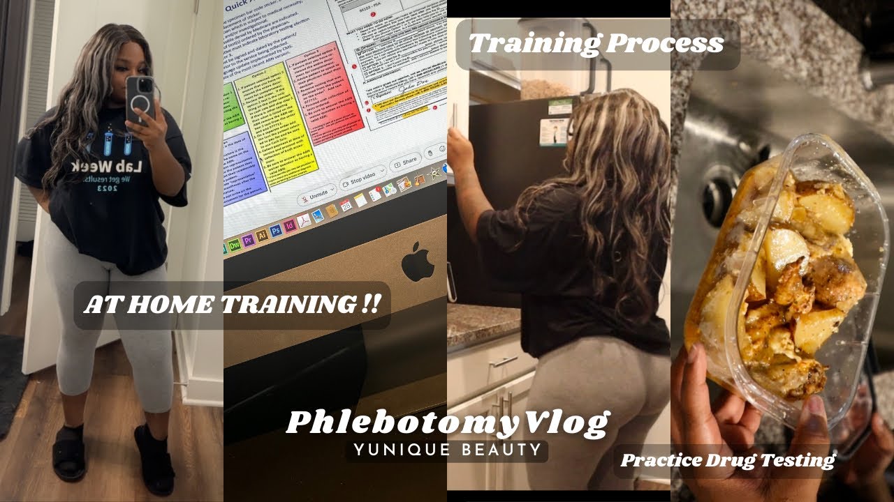 VLOG| Phlebotomy at home training