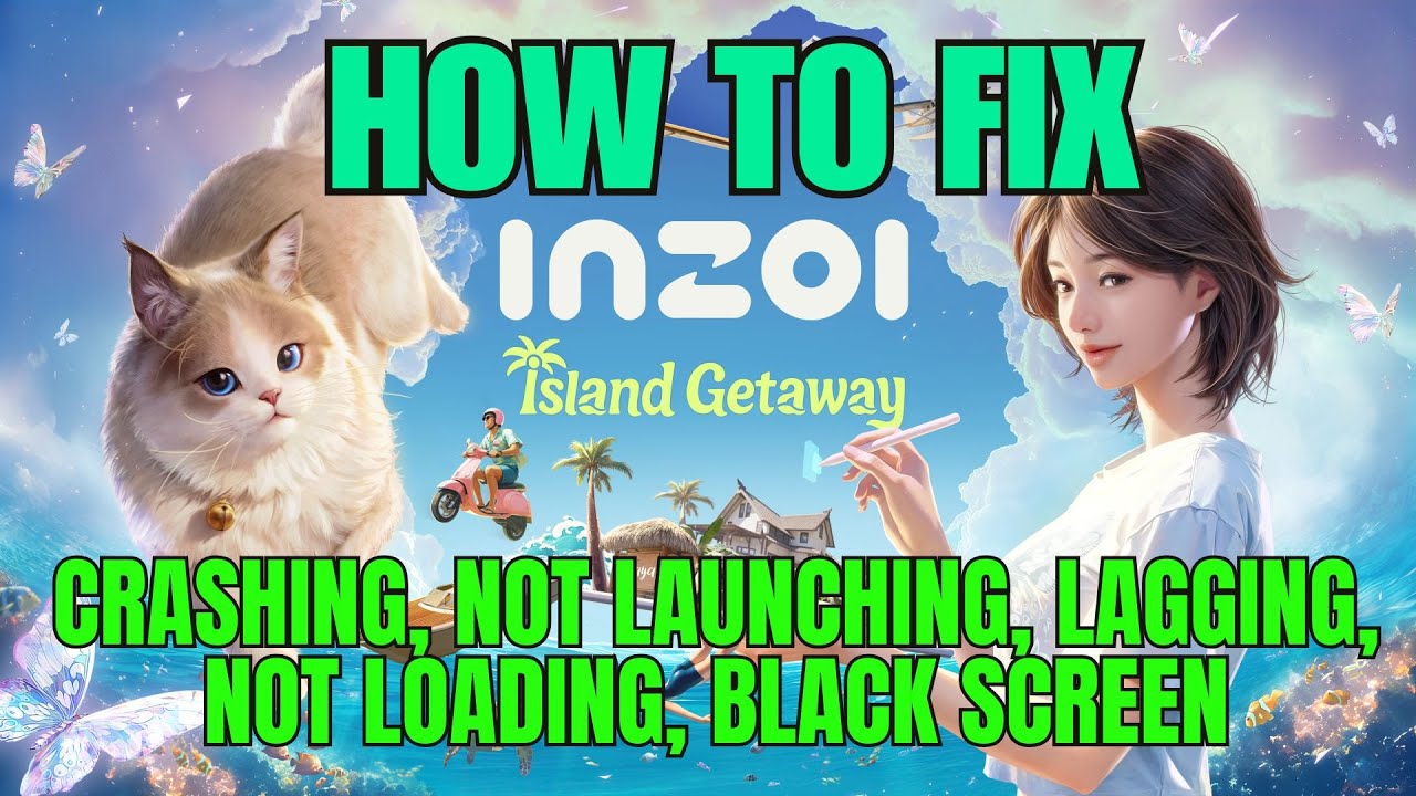 Исправление неполадок Inzoi Island Getaway: не запускается, вылетает при запуске, зависает, не за...