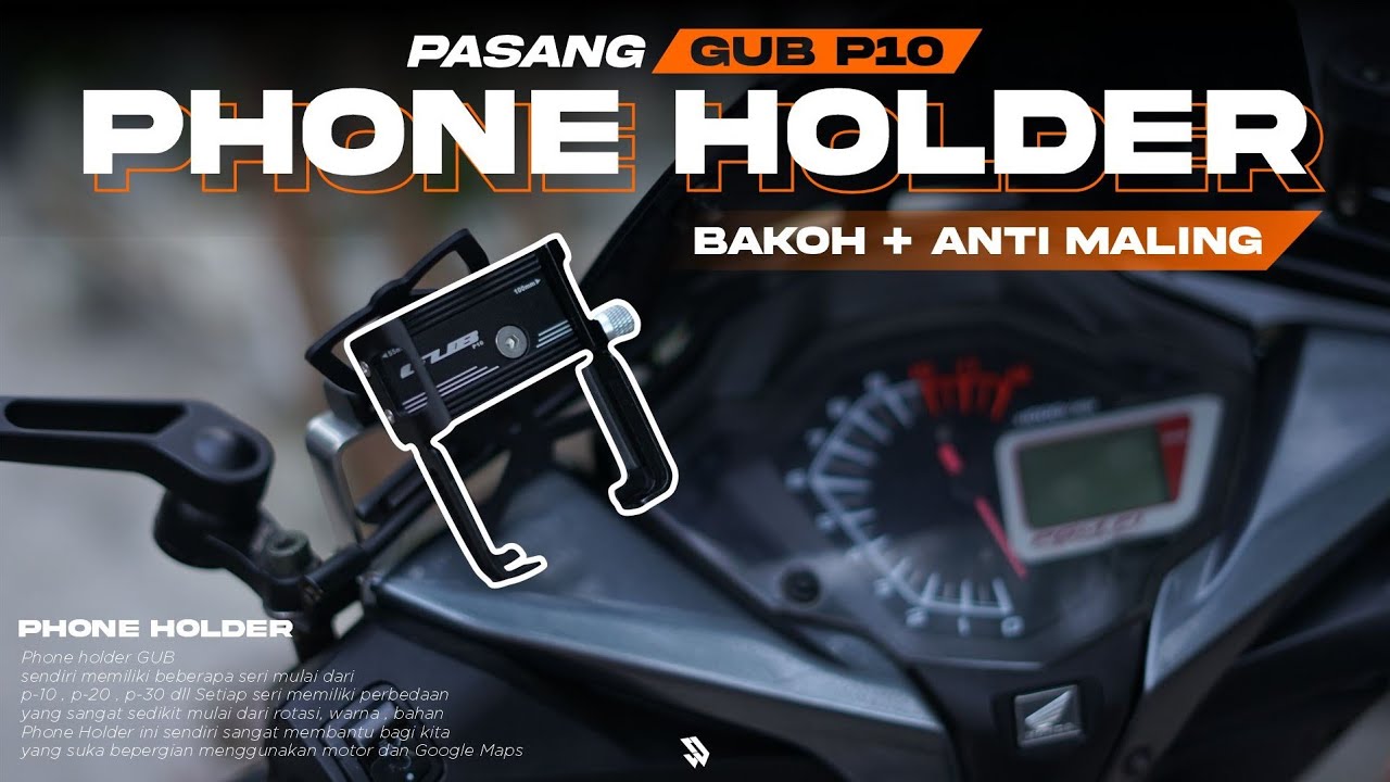 REVIEW PHONE HOLDER GUB P10 l KUAT , MURAH ANTI GETAR KUALITAS TERBAIK ❗❗❗
