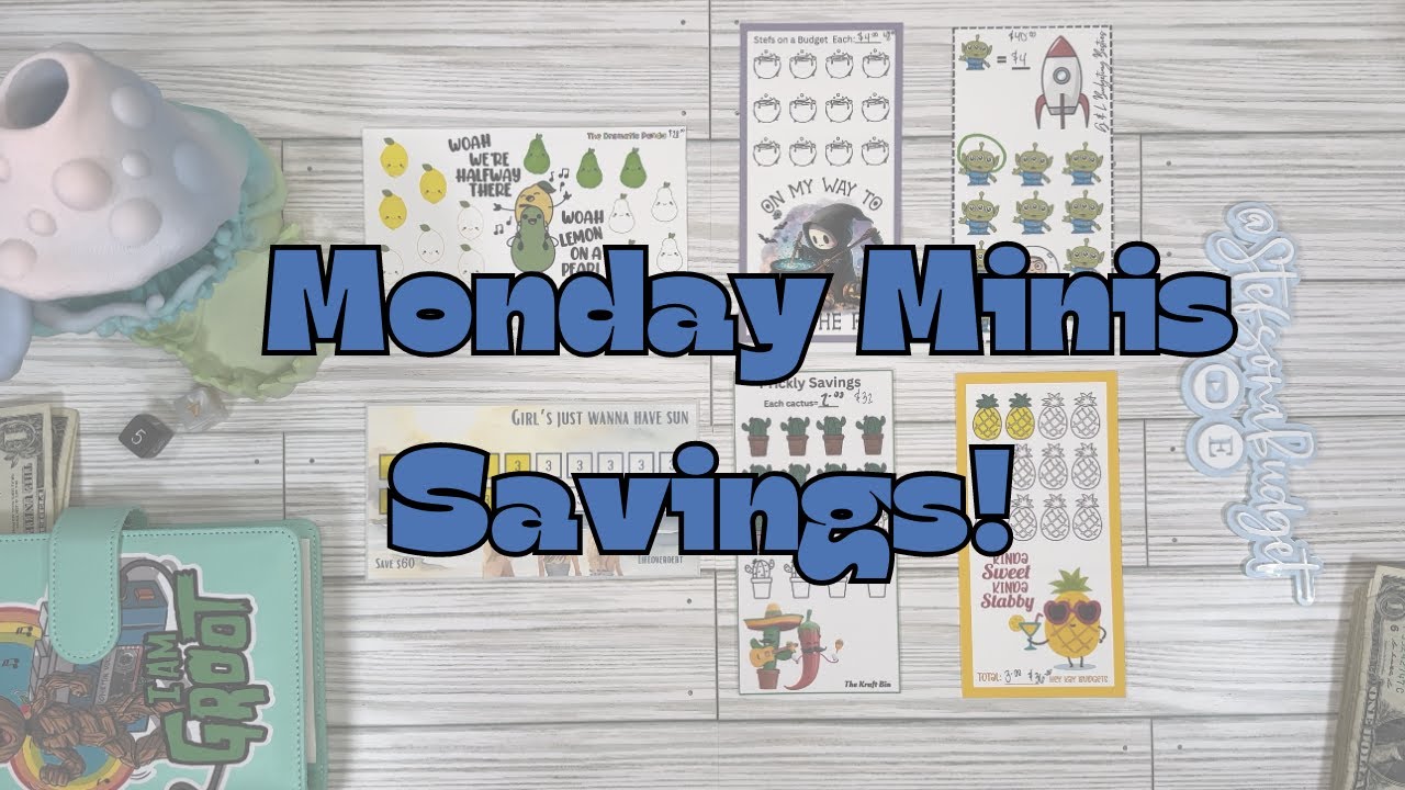 Monday Minis Savings Challenges!