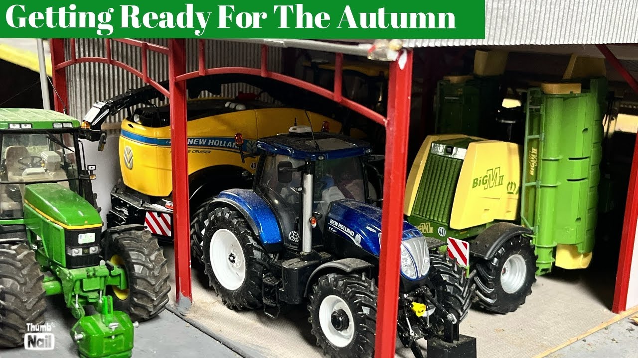 Getting Ready For Autumn Jobs - The Big 1/32 Model Farm Diorama Day 69