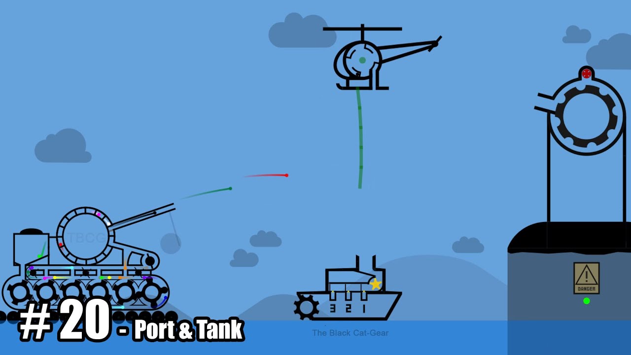 Port & Tank - Algodoo Marble Race