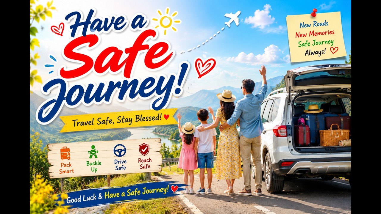 Have a Safe Journey | Travel Wishes & Beautiful Moments