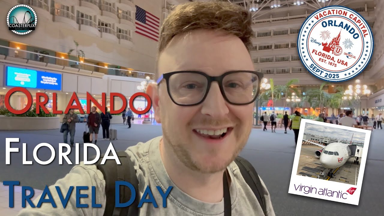 London to Orlando Travel Vlog | Florida Theme Park Trip