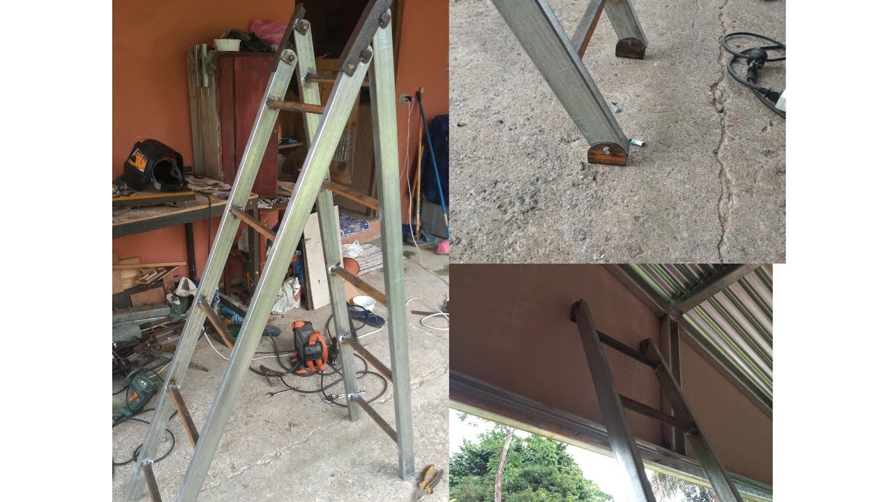 como hacer escalera articulada multifuncional muy fácil