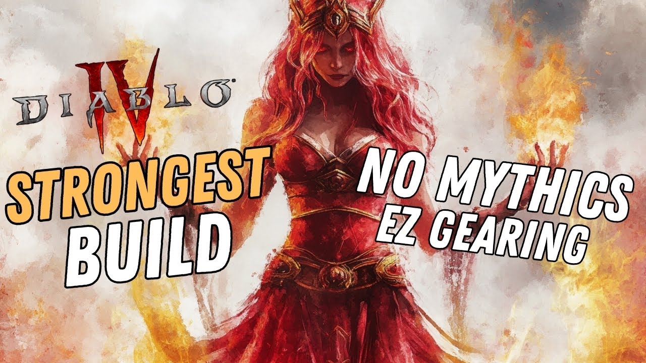 The STRONGEST Sorc Build In Diablo 4 Season 9!