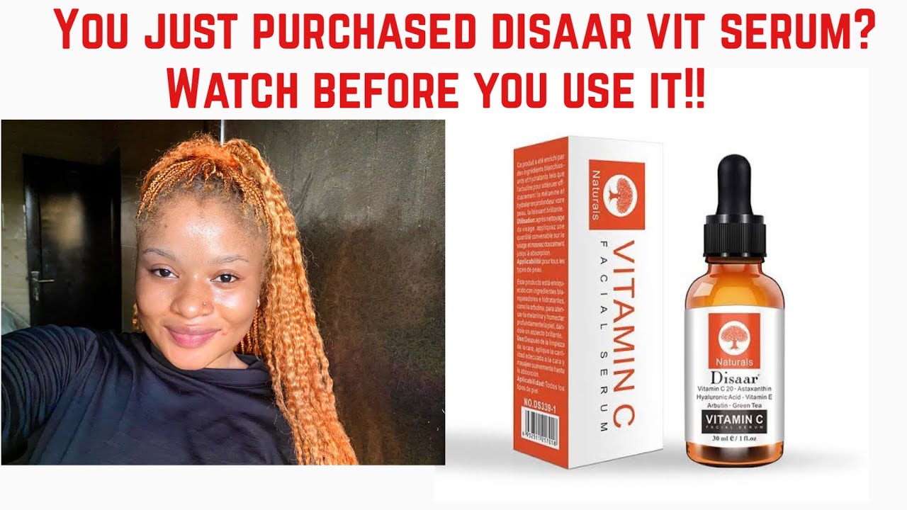 Disaar vitamin C serum review/fast action vitamin c serum/disaar/lightening serums/best face serums
