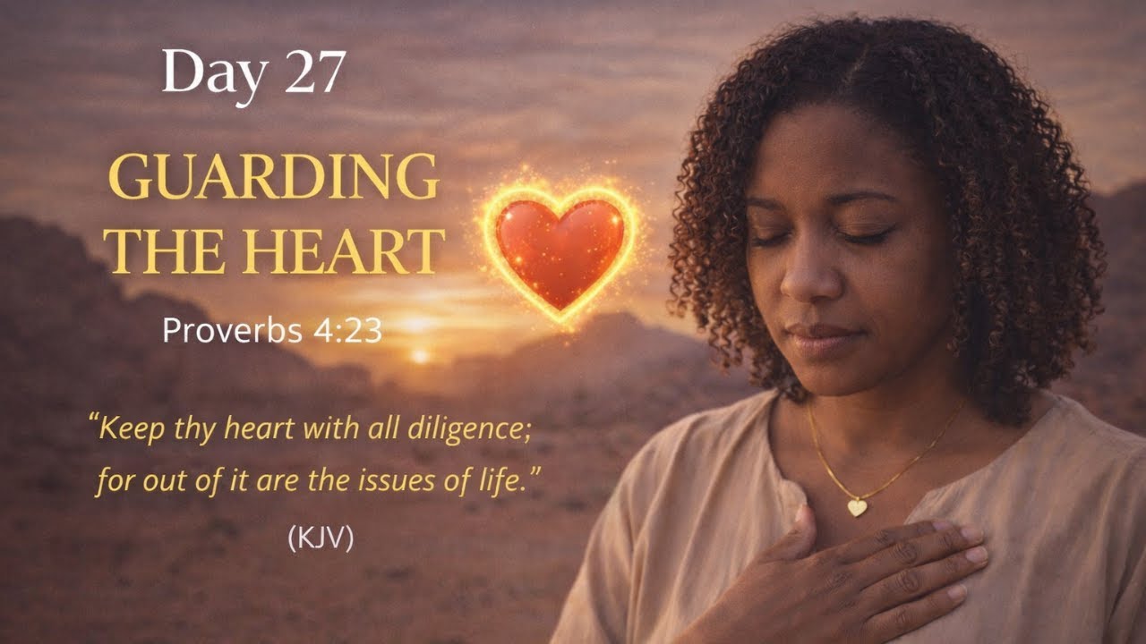 Day 27 – Guarding the Heart  Proverbs 4:23 (KJV)