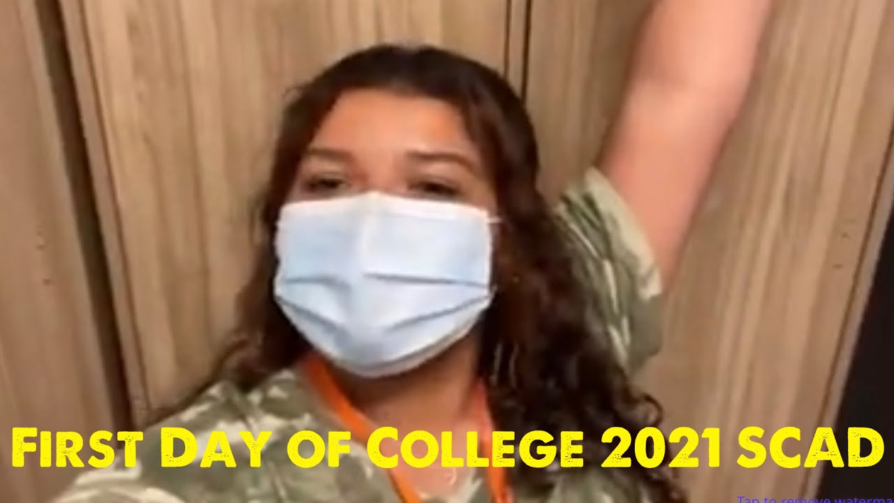 First Day in College at SCAD 2021 freshman