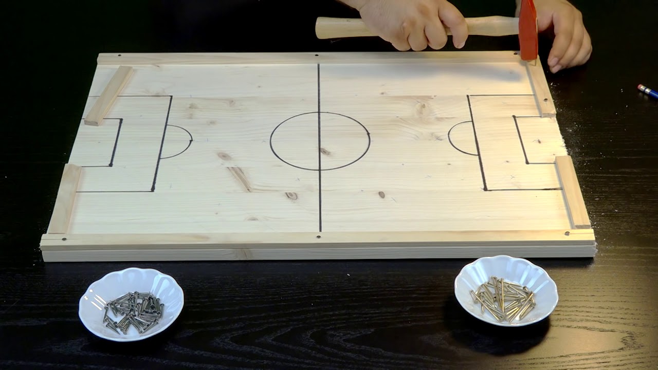 How to make your own Wooden Soccer Board Game