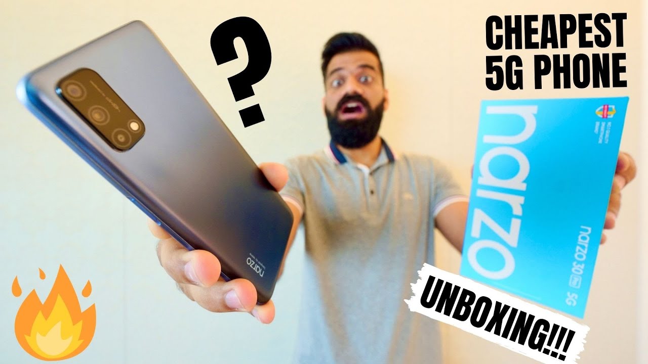 India's Cheapest 5G Smartphone!!! Realme NARZO 30 Pro 5G Unboxing & First Look🔥🔥🔥