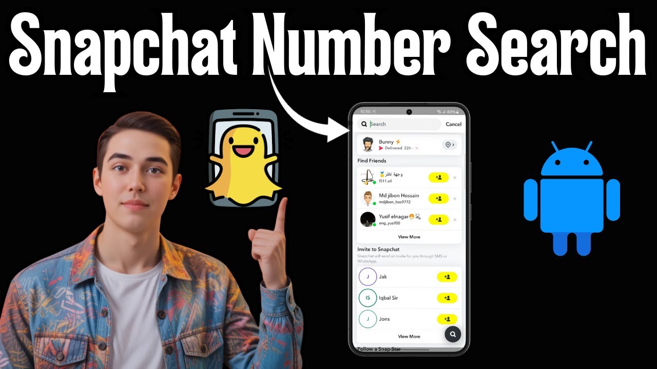 How To Find Someone On Snapchat With Phone Number In Mobile - Simple Steps