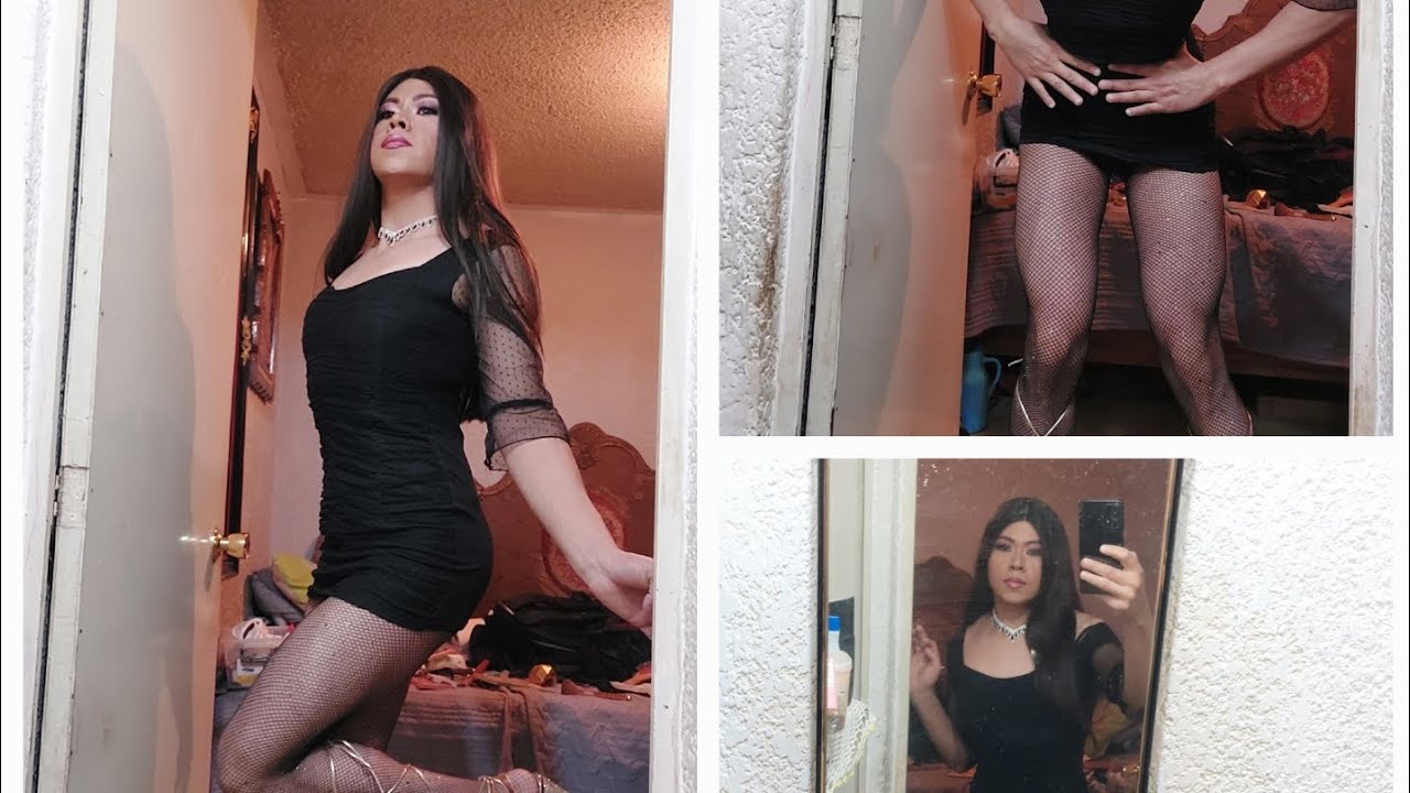 Boy to girl tranfomation #crossdresser #crossdress 
