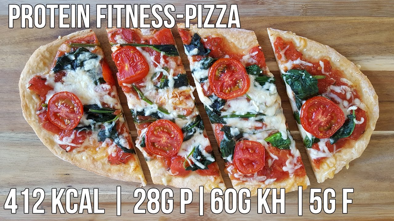 Protein Pizza | Gesundes und schnelles Fitness Protein Pizza Rezept
