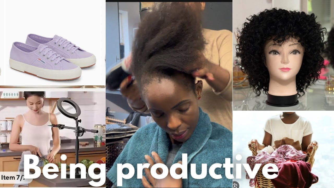 Unboxing new stuff | making a new wig | natural haircare |