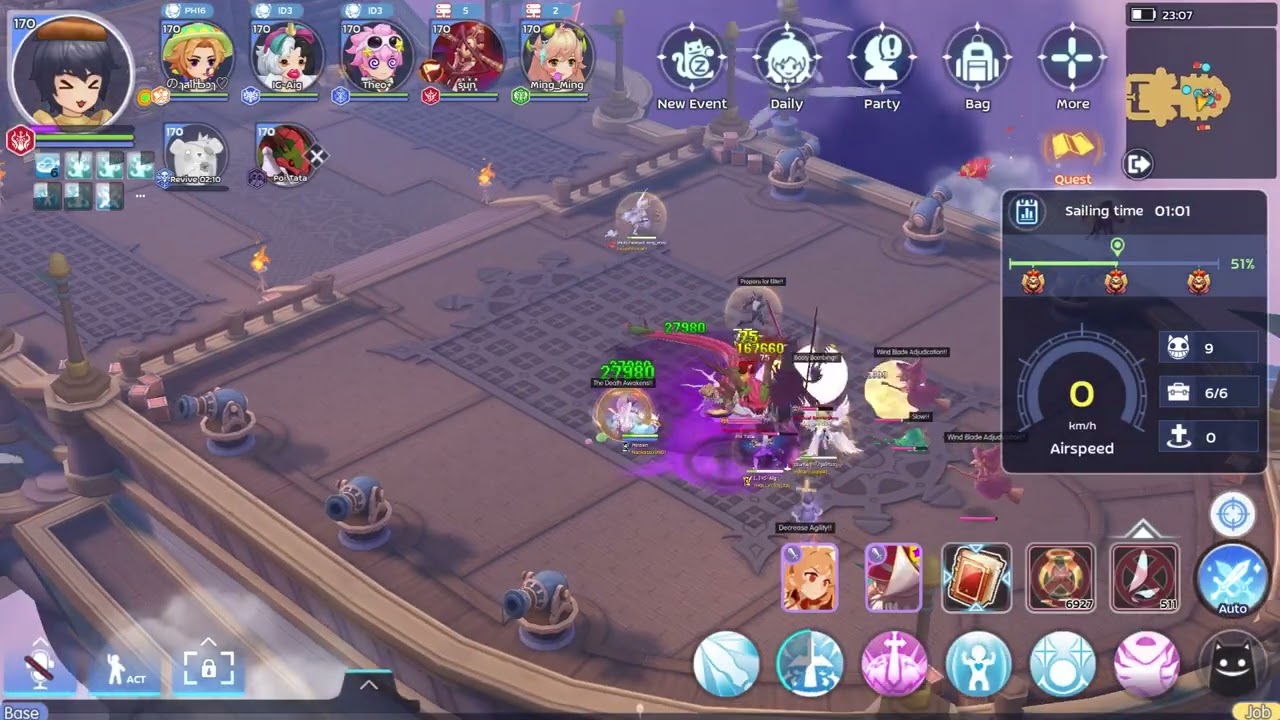 ROM Eternal Love : My Setup as Runemaster Auto Attack in Whitestar Airship Elite 15