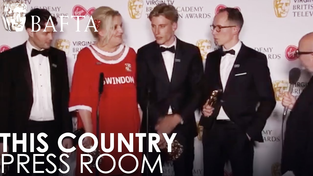 Scripted Comedy Winners This Country in the Press Room | BAFTA TV Awards 2018