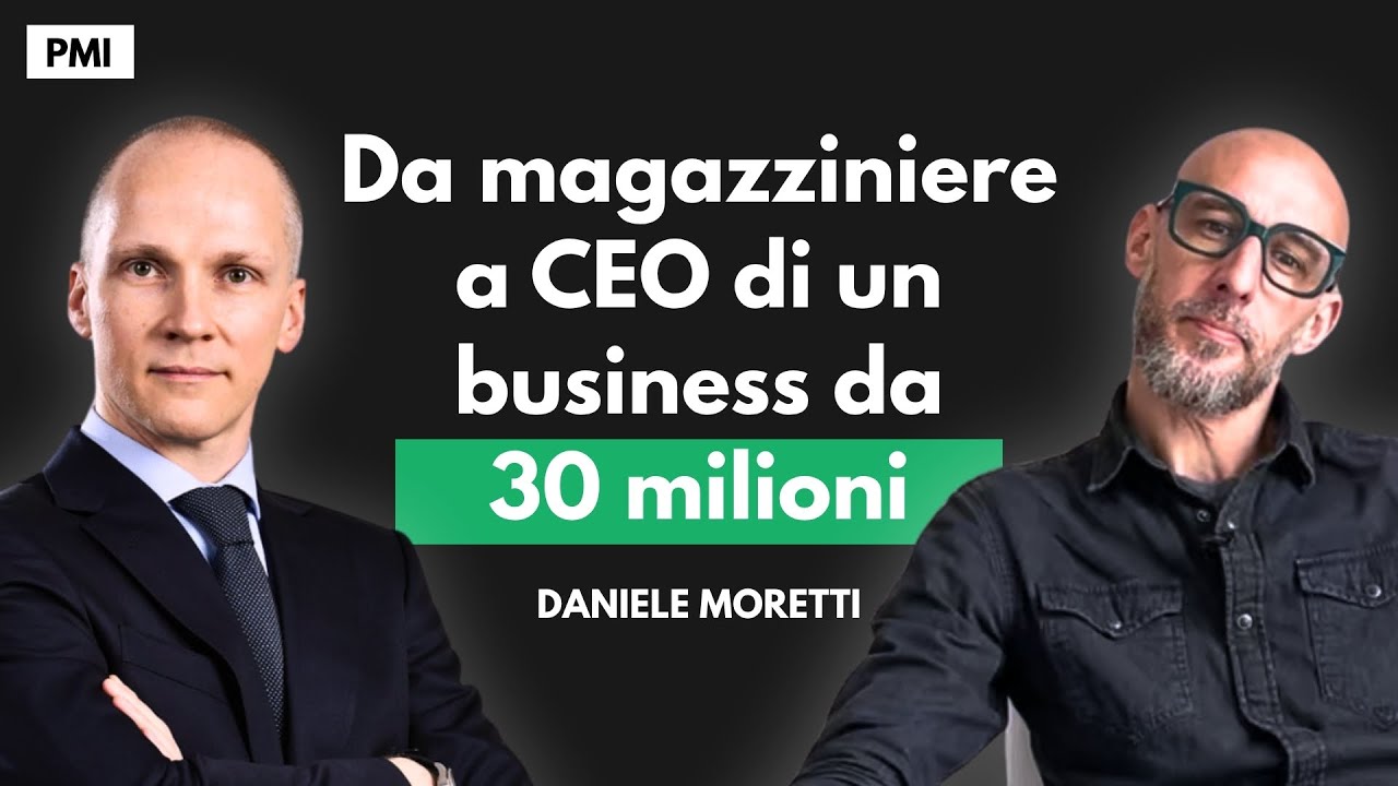 Da magazziniere a CEO di un Business da 30 Milioni di euro: l&rsquo;incredibile ascesa di Daniele Moretti.