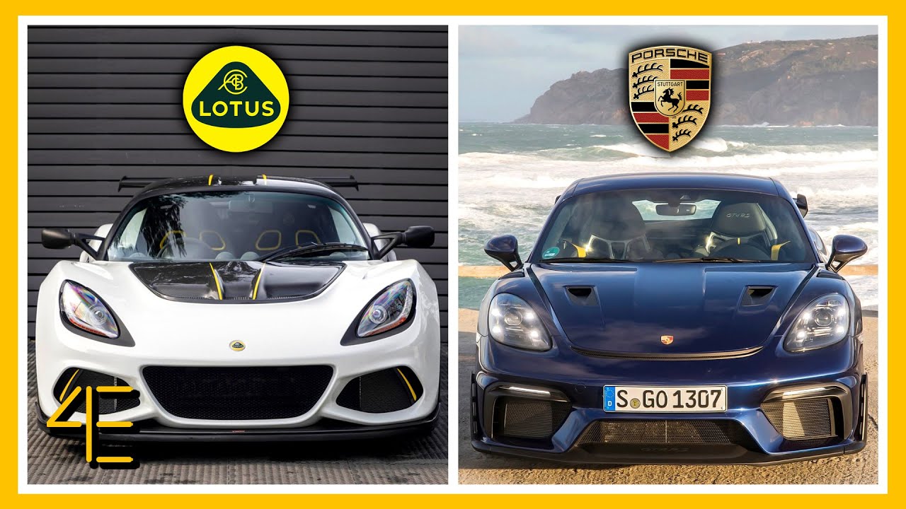 Lotus Exige Cup 430 vs Porsche 718 Cayman GT4 RS | Car Spec Comparison | 4enthusiasts