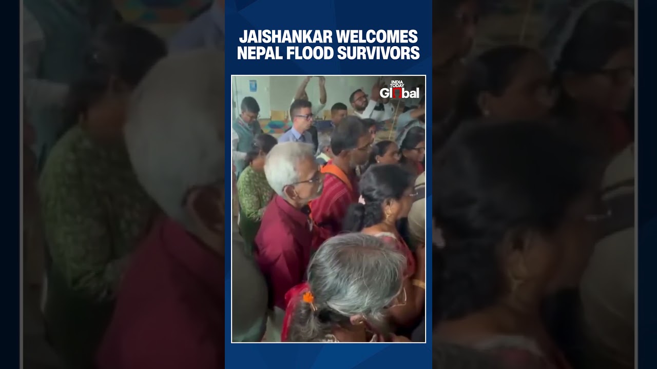 Nepal Floods: Jaishankar Welcomes Stranded Tamil Nadu Indians At Delhi Airport After Rescue