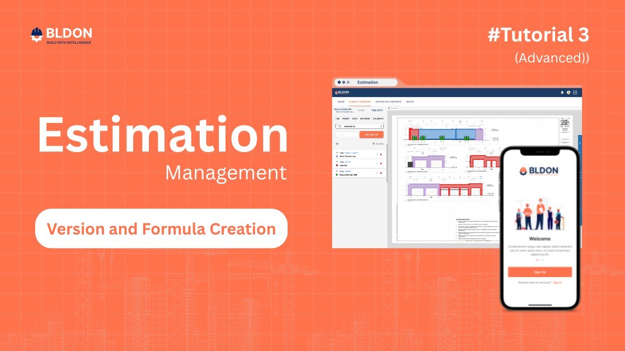 How to use an Estimation Tool - Module 3 - Version & Formula Creation (Advanced)