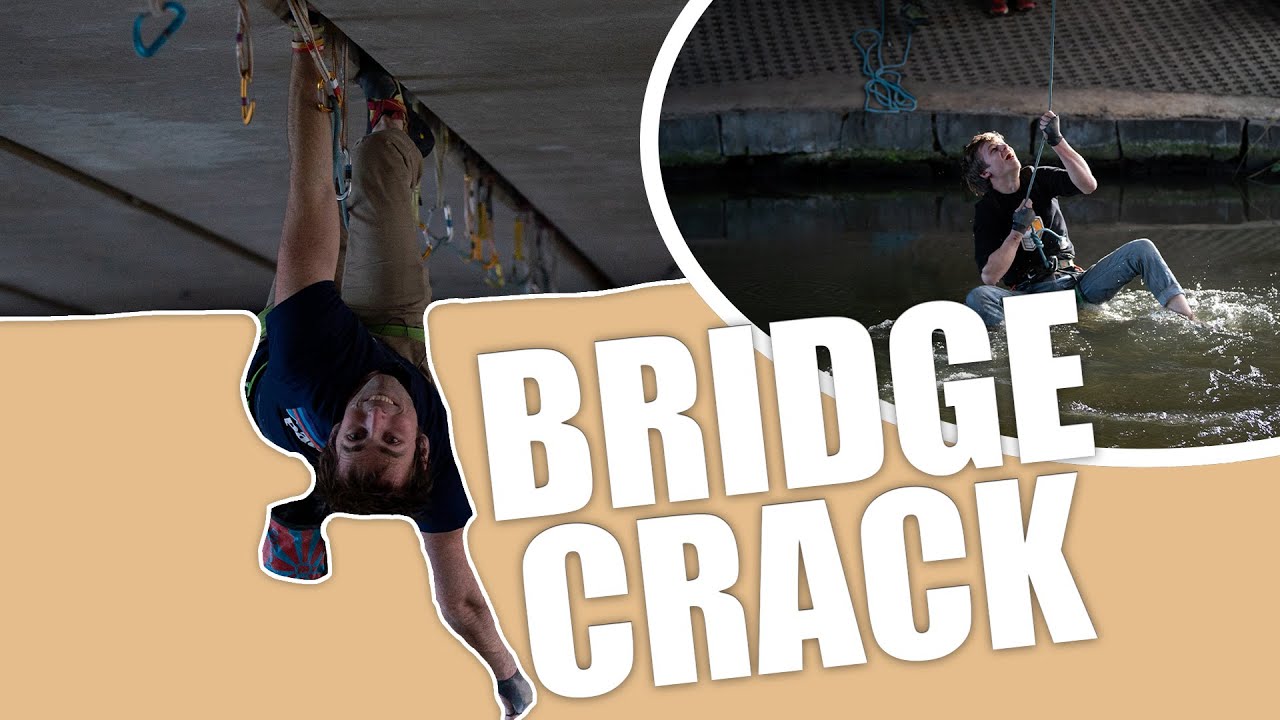 Climbing A Bridge Hand Crack | Urban First Ascent