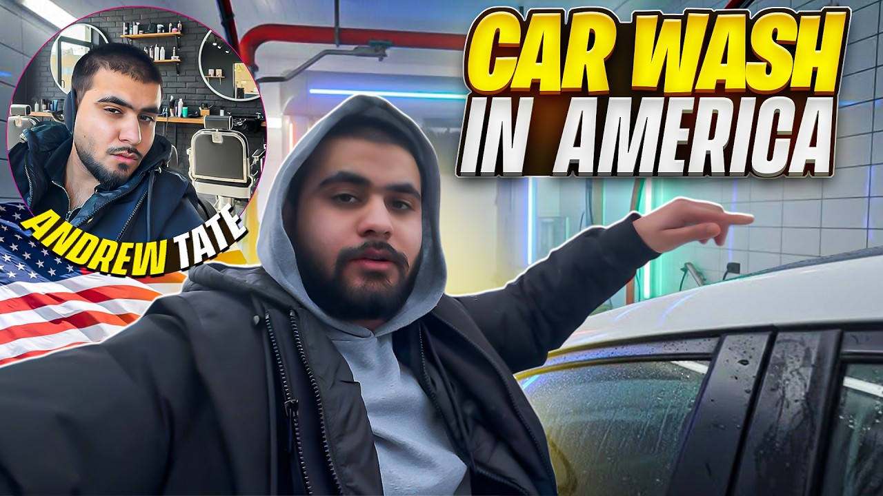 Car wash in America 😱 paise Dena pada 😟 new look 😍