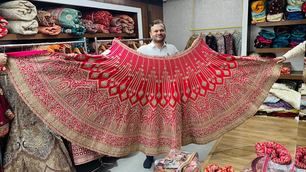 Beautiful 😍 Bridle & Non-Bridle Lehenga / Surat Bridle Lehanga Market JMS Studios
