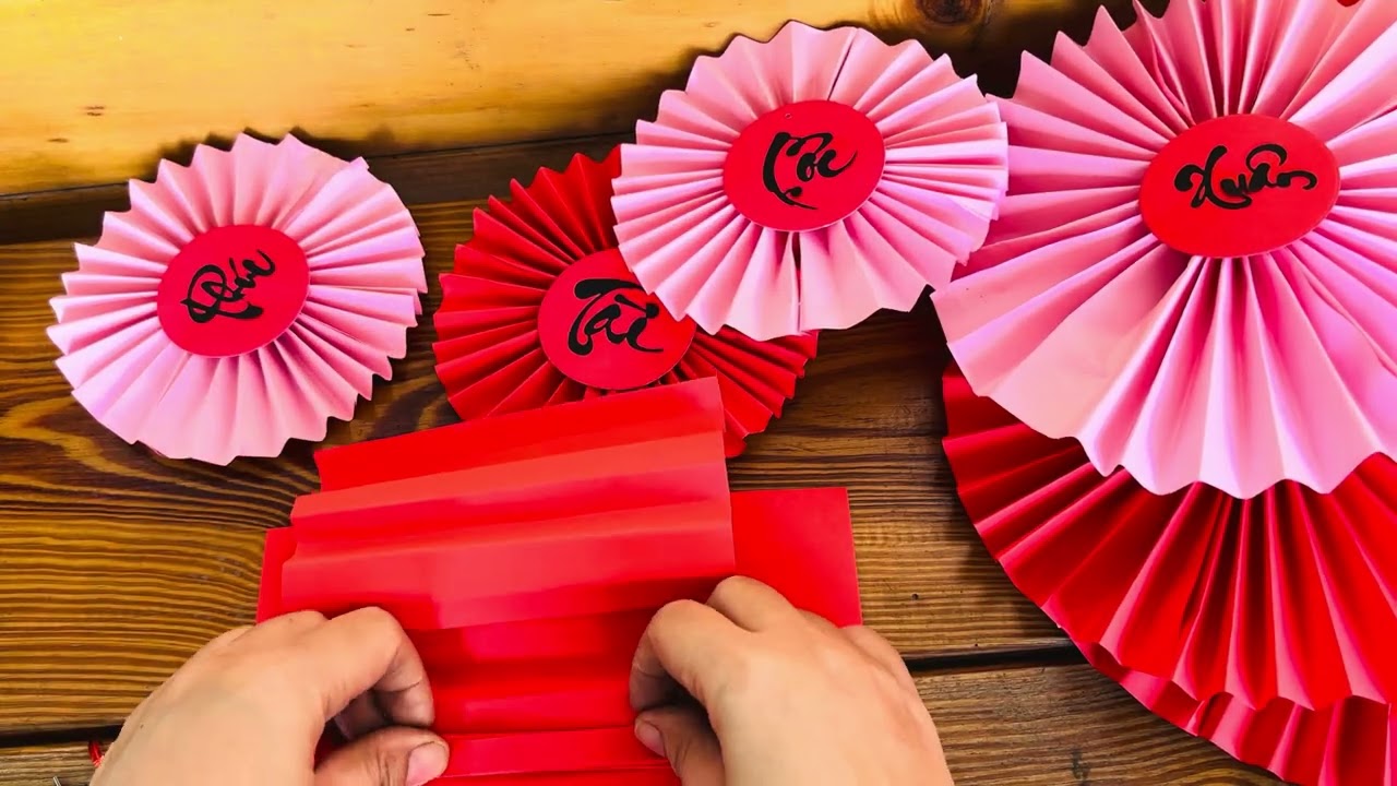 Hướng dẫn làm quạt trang trí theo cách mới