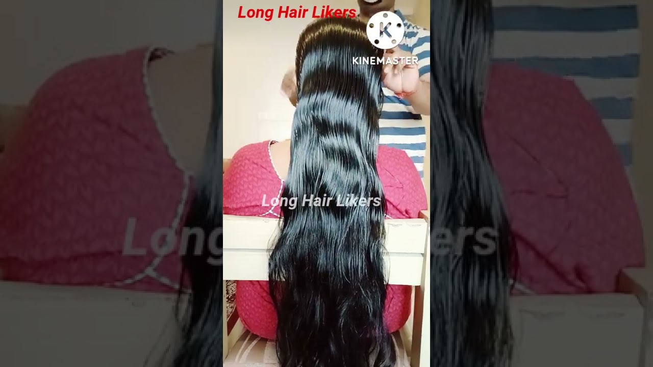 Heavy Oiled Hair Combing By Men @longhairlikers2592