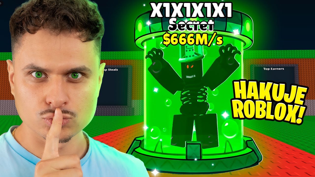 Złapałem HAKERA X1X1X1X1 w Steal a Brainrot!