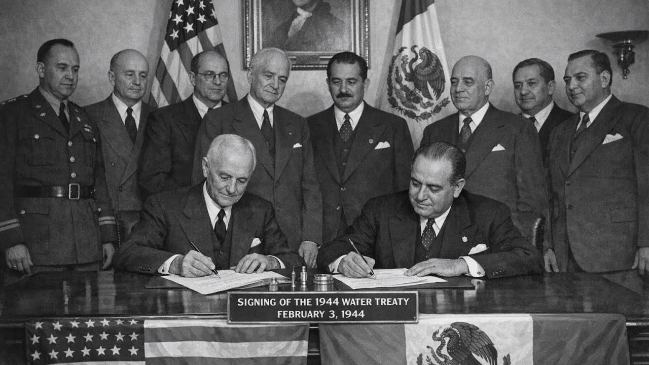 Legitimate source interpretation 1944 water treaty