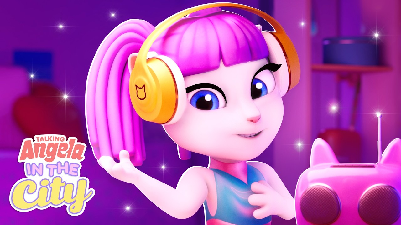 Noisy Neighbors! 🔊🙉 Talking Angela: In The City | Cartoons for Kids
