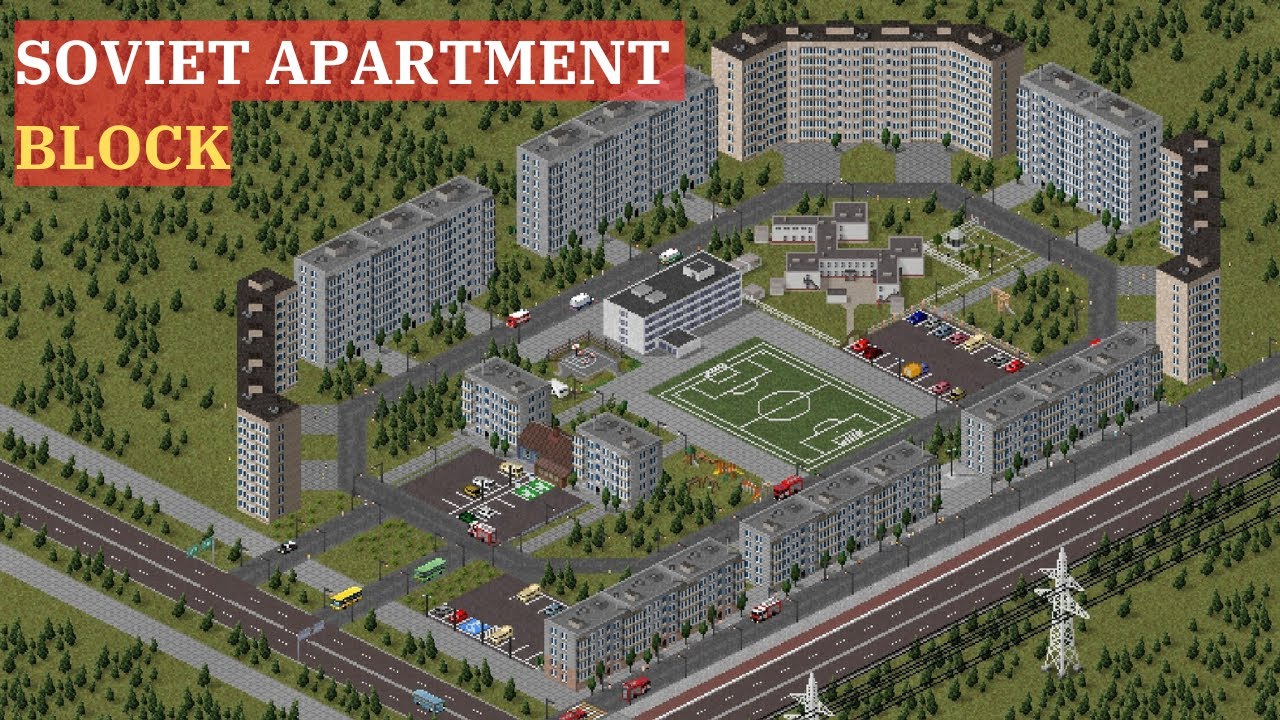 How To Build a Soviet Era Apartment Complex in Smithsberg Theotown | Timelapse Progress.