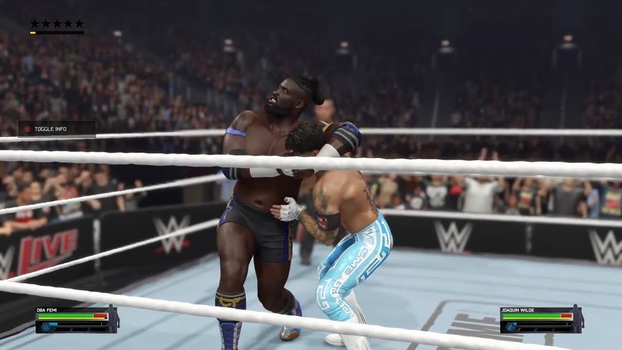 The Powerhouse vs. The Pilot! Oba Femi vs. Joaquin Wilde | WWE 2K25 Full Match